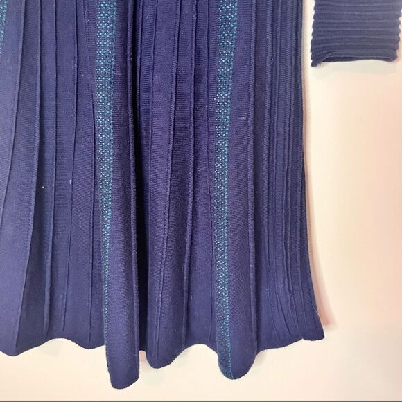 Max Studio V-Neck A Line Sweater Dress - Picture 7 of 8